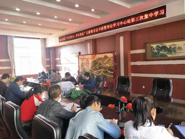 隴運(yùn)集團(tuán)公司召開(kāi)“不忘初心、牢記使命”主題教育讀書(shū)班暨理論學(xué)習(xí)中心組第三次、第四次集中學(xué)習(xí)會(huì)議