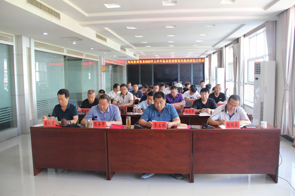 隴運集團公司黨委召開2020年上半年基層黨建暨黨風廉政建設(shè)工作會議