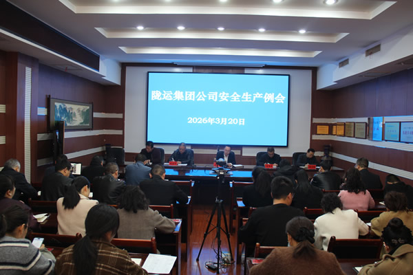 隴南市隴運(yùn)集團(tuán)公司召開2026年3月份安全生產(chǎn)例會(huì)